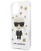 Калъф Karl Lagerfeld - Ikonik Flower, iPhone 11, прозрачен - 4t